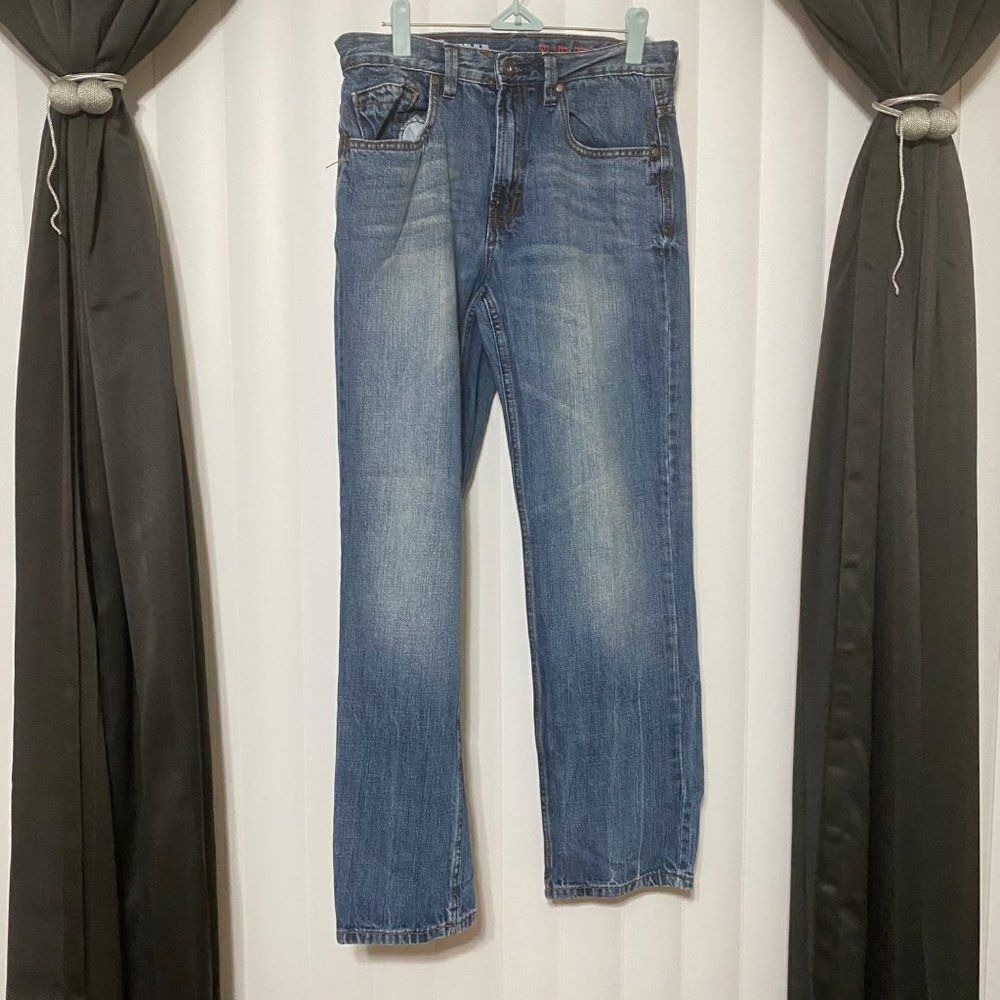Urban Pipeline slim straight regular denim blue jeans
